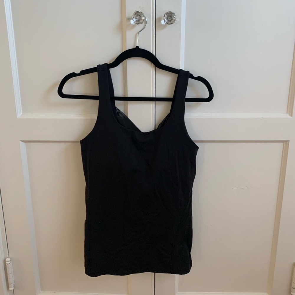 Work out tank top with built in bra